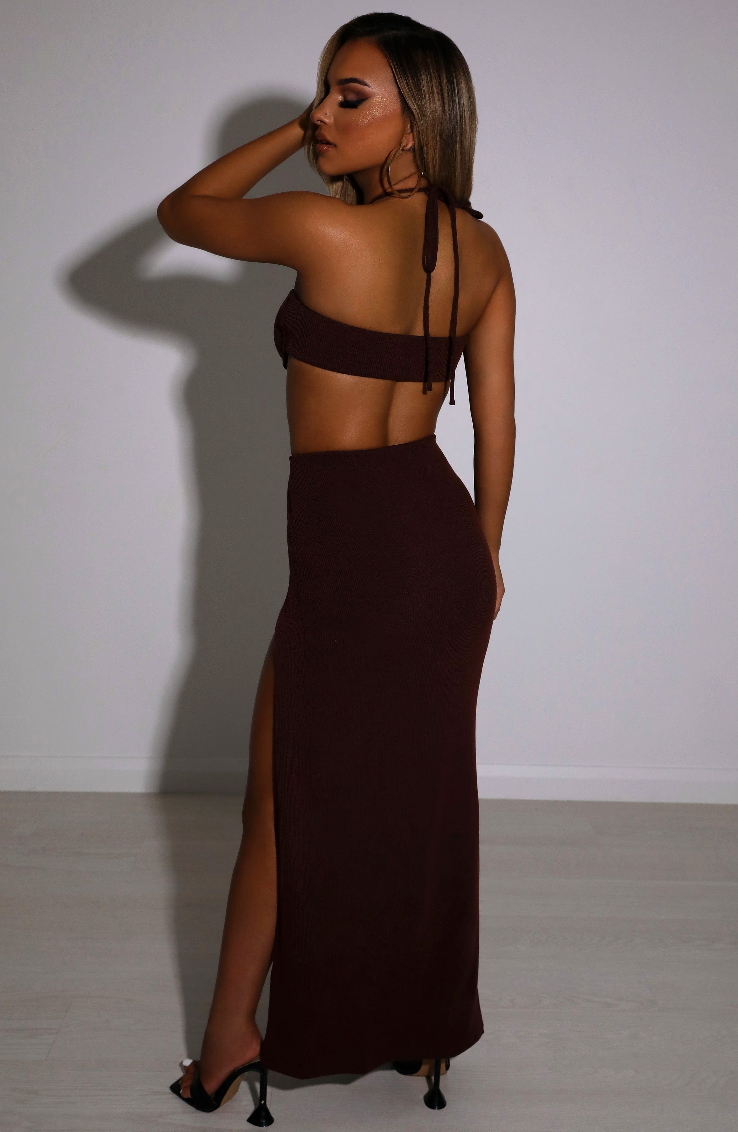 Mariana Maxi Skirt - Chocolate - Napalia