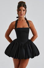 Maricia Mini Dress - Black - Napalia