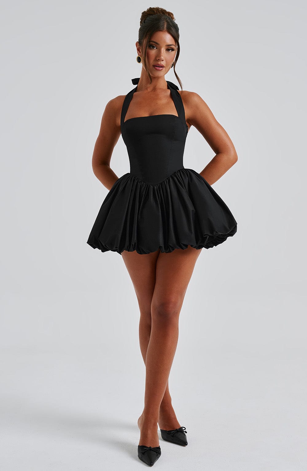 Maricia Mini Dress - Black - Napalia