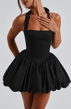 Maricia Mini Dress - Black - Napalia