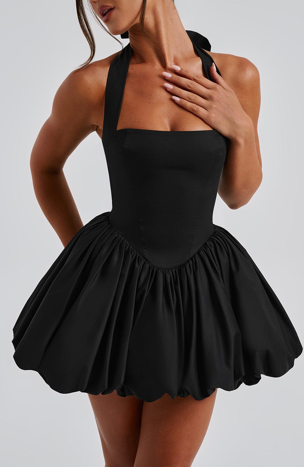 Maricia Mini Dress - Black - Napalia