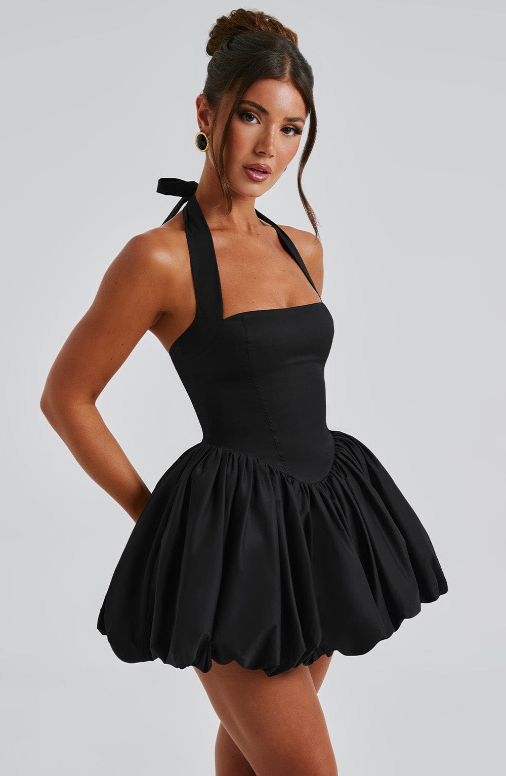 Maricia Mini Dress - Black - Napalia