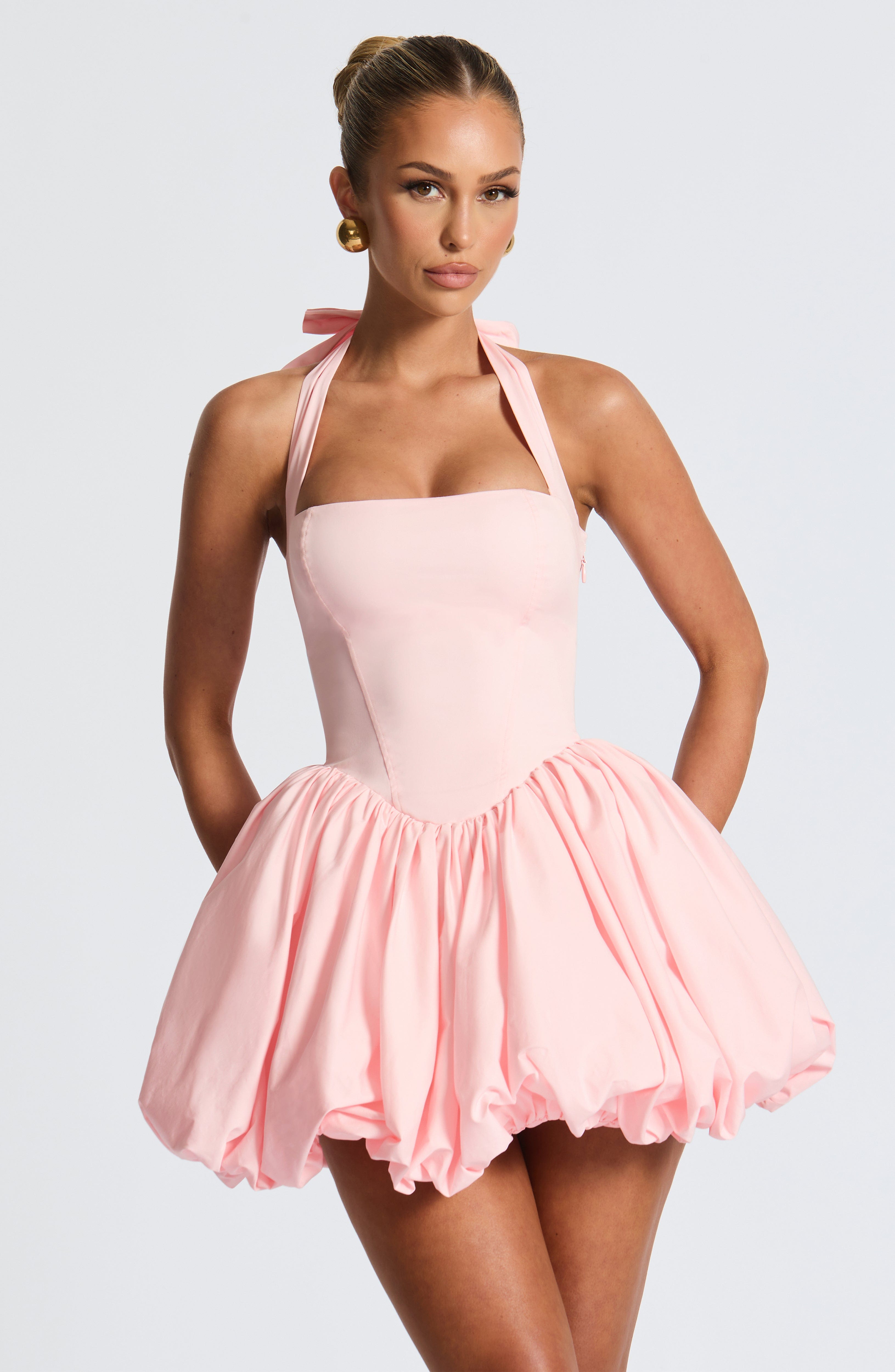 Maricia Mini Dress - Blush - Napalia