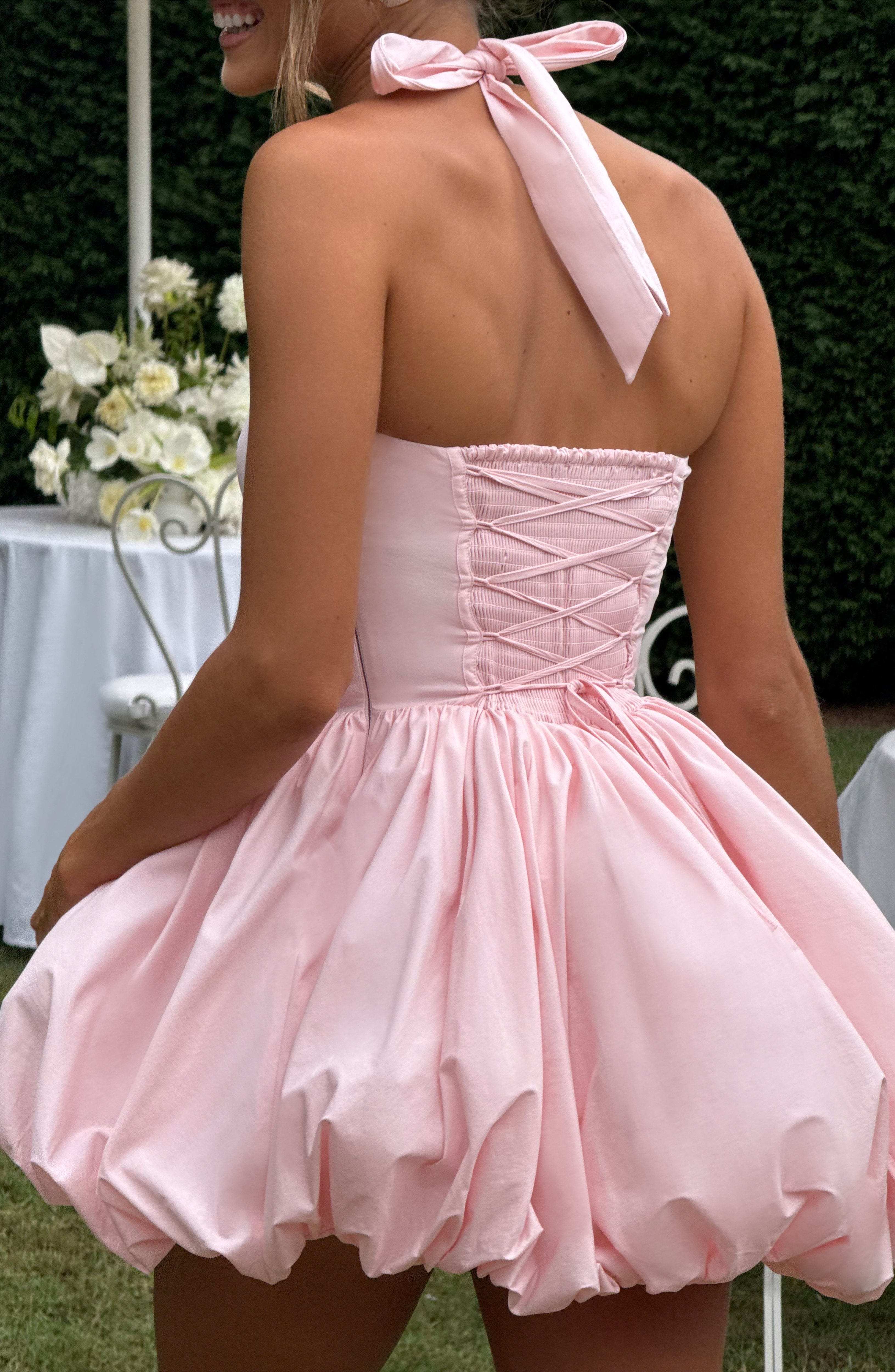 Maricia Mini Dress - Blush - Napalia