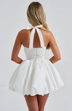 Maricia Mini Dress - Ivory - Napalia