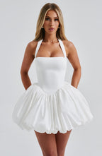 Maricia Mini Dress - Ivory - Napalia