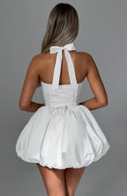 Maricia Mini Dress - Ivory - Napalia