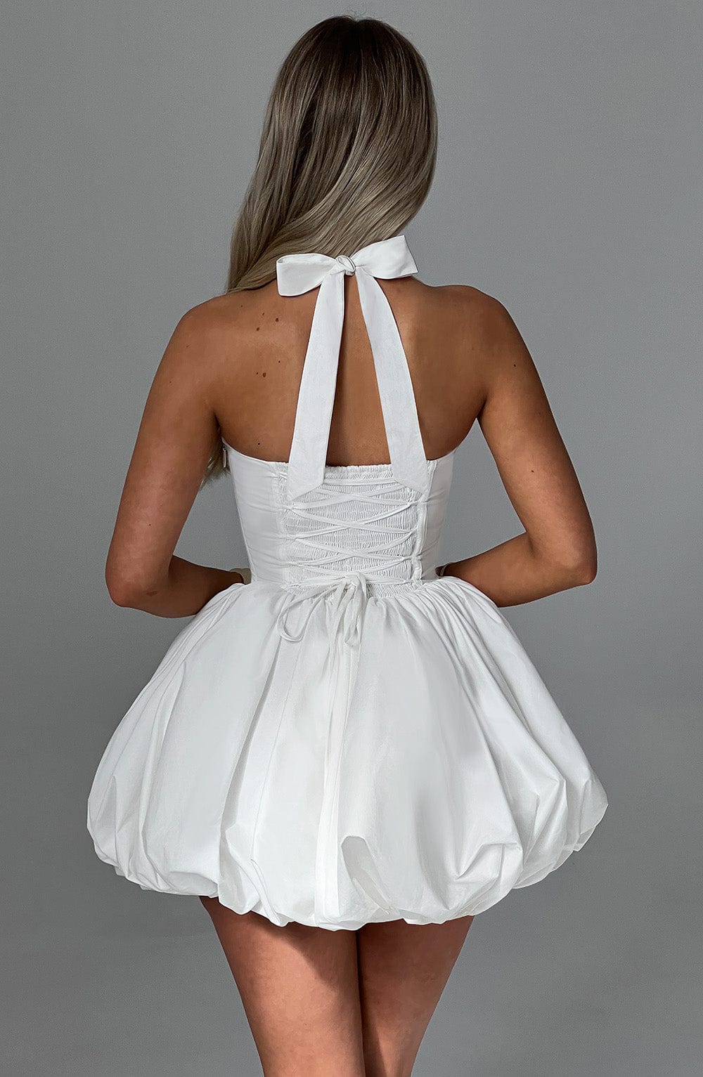 Maricia Mini Dress - Ivory - Napalia