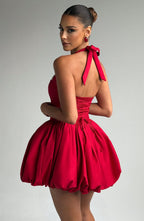 Maricia Mini Dress - Red - Napalia