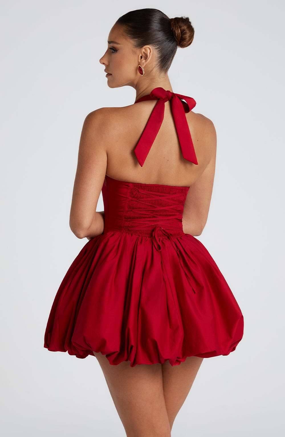 Maricia Mini Dress - Red - Napalia