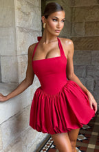 Maricia Mini Dress - Red - Napalia