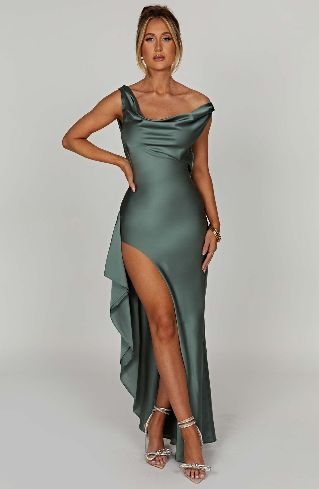 Marilyn Maxi Dress - Sage - Napalia