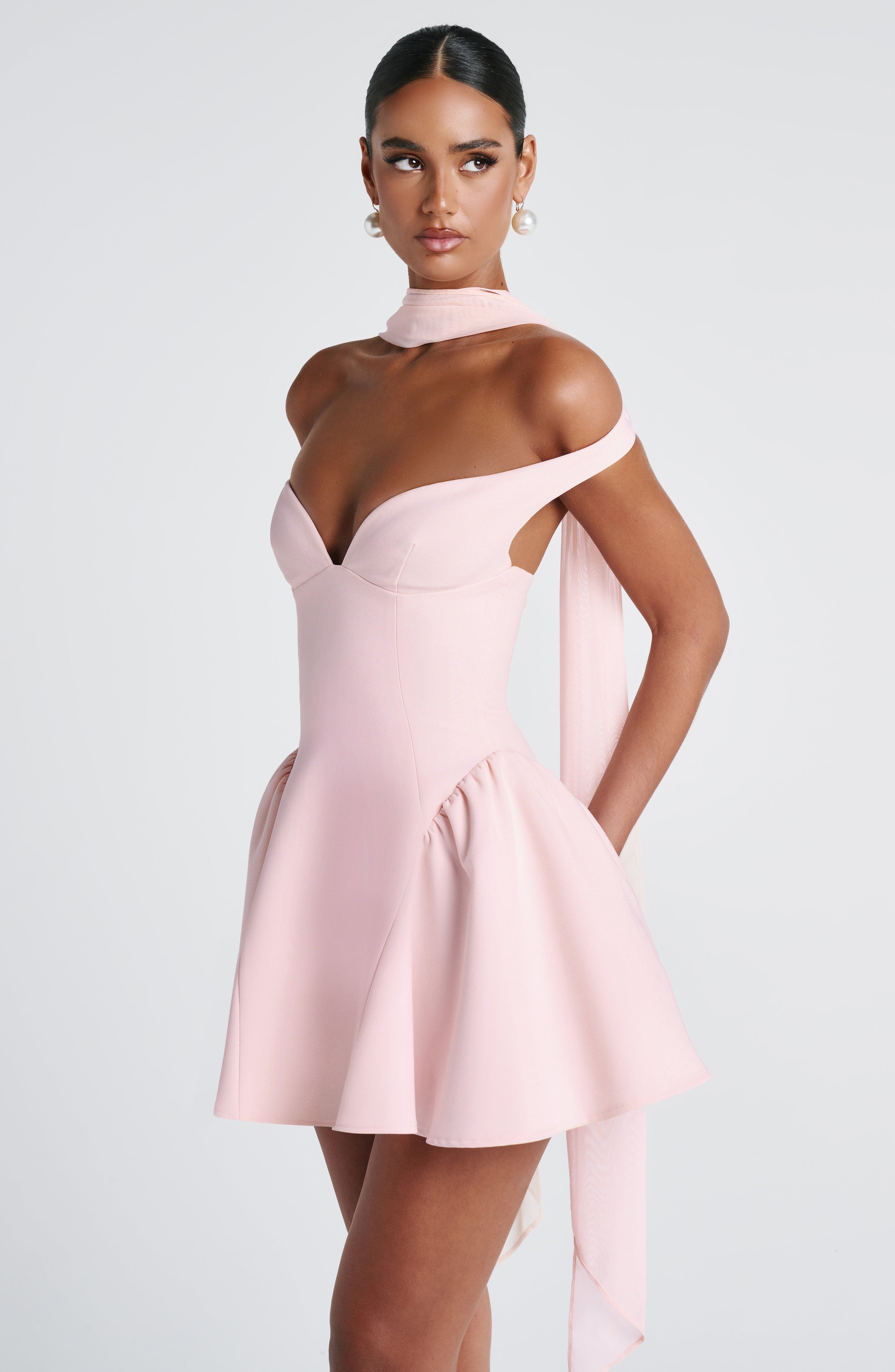 Marla Mini Dress - Blush - Napalia