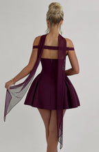Marla Mini Dress - Cherry Lacquer - Napalia