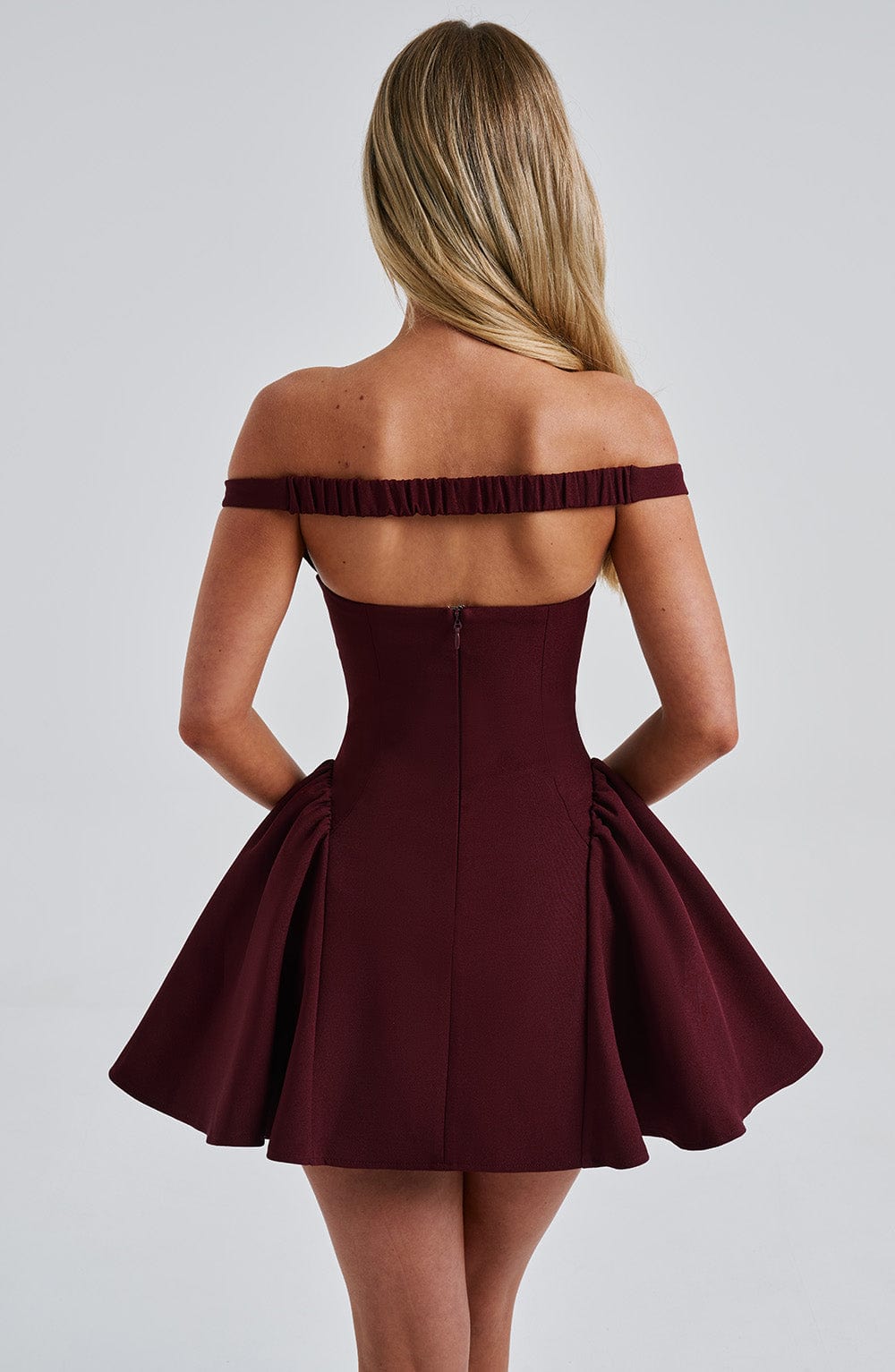 Marla Mini Dress - Cherry Lacquer - Napalia