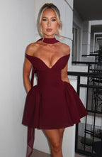 Marla Mini Dress - Cherry Lacquer - Napalia
