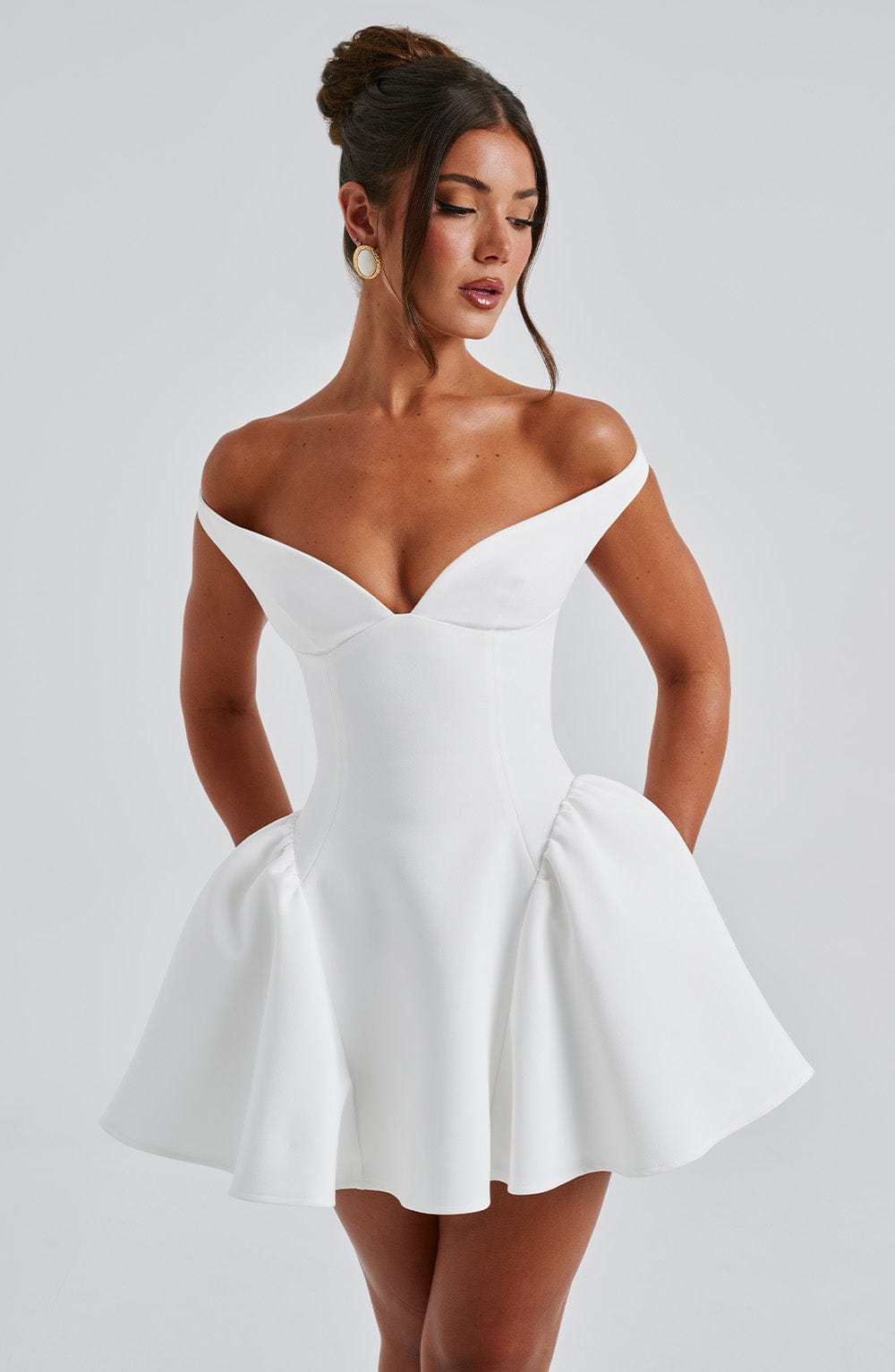 Marla Mini Dress - Ivory - Napalia