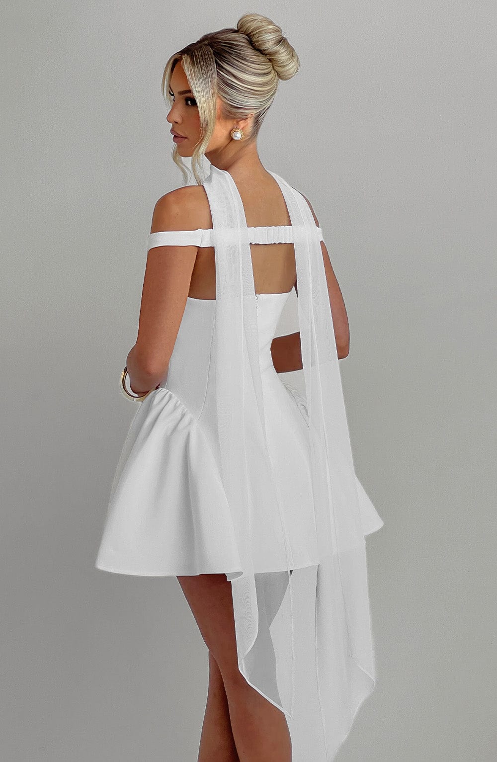 Marla Mini Dress - Ivory - Napalia