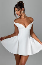 Marla Mini Dress - Ivory - Napalia