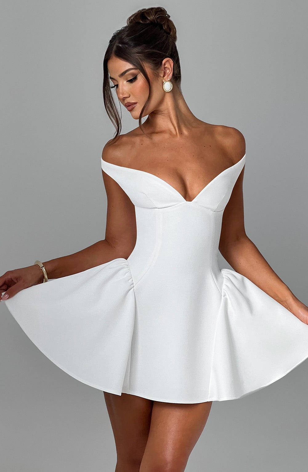 Marla Mini Dress - Ivory - Napalia
