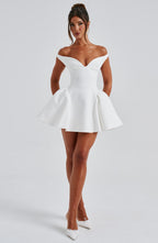 Marla Mini Dress - Ivory - Napalia