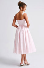 Marlena Midi Dress - Blush - Napalia
