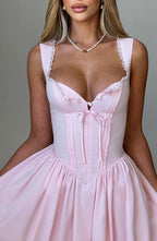 Marlena Midi Dress - Blush - Napalia