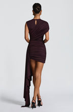 Marnie Mini Dress - Plum - Napalia