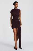 Marnie Mini Dress - Plum - Napalia