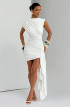 Marnie Mini Dress - White - Napalia