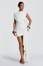 Marnie Mini Dress - White - Napalia