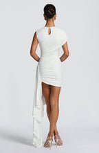 Marnie Mini Dress - White - Napalia