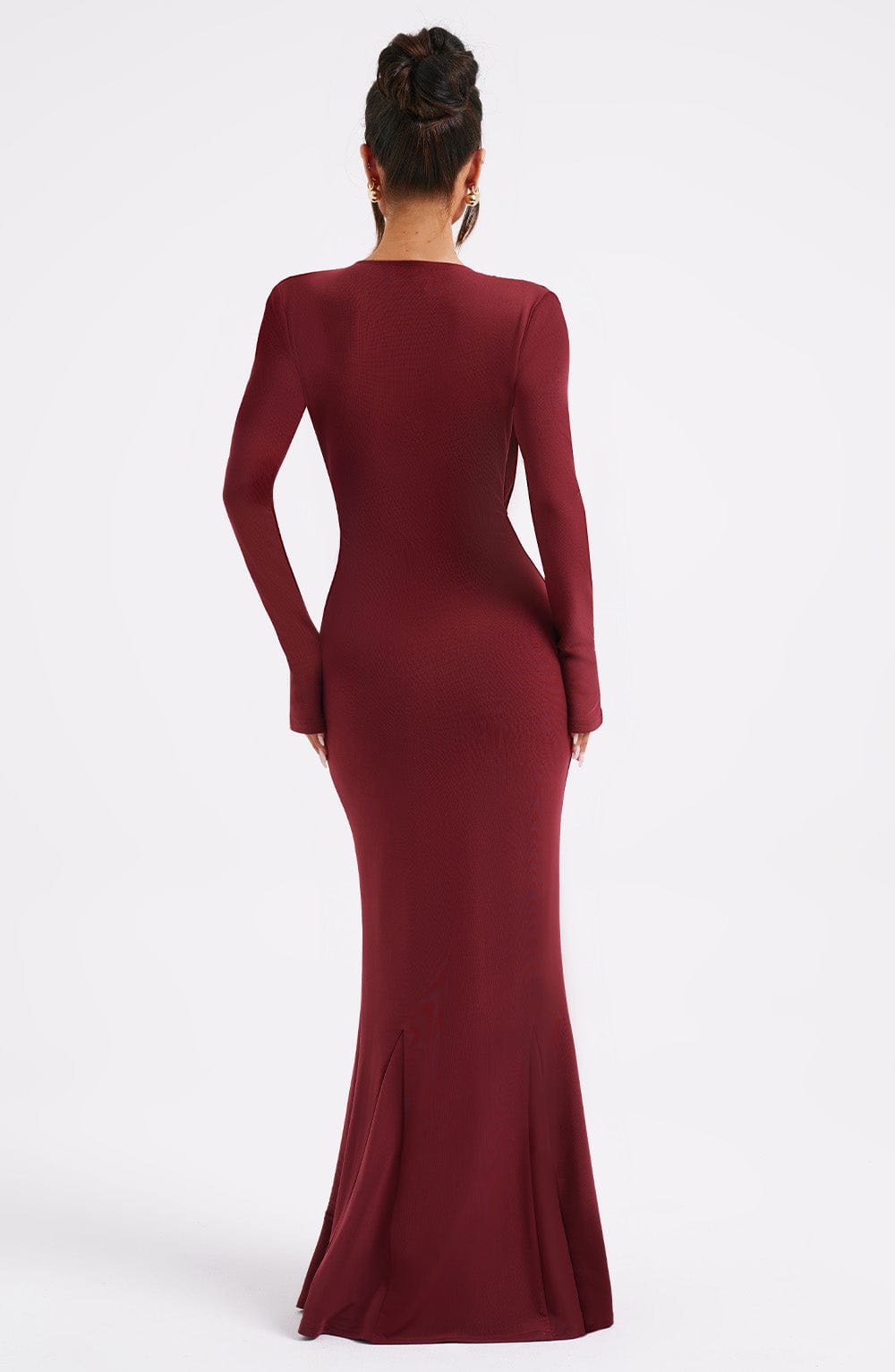 Martina Maxi Dress - Burgundy - Napalia