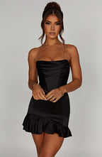 Maura Mini Skirt - Black - Napalia