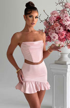 Maura Mini Skirt - Blush - Napalia