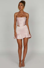 Maura Mini Skirt - Blush - Napalia