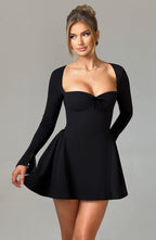 Megan Mini Dress - Black - Napalia
