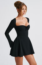Megan Mini Dress - Black - Napalia