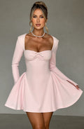 Megan Mini Dress - Blush - Napalia