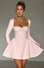 Megan Mini Dress - Blush - Napalia
