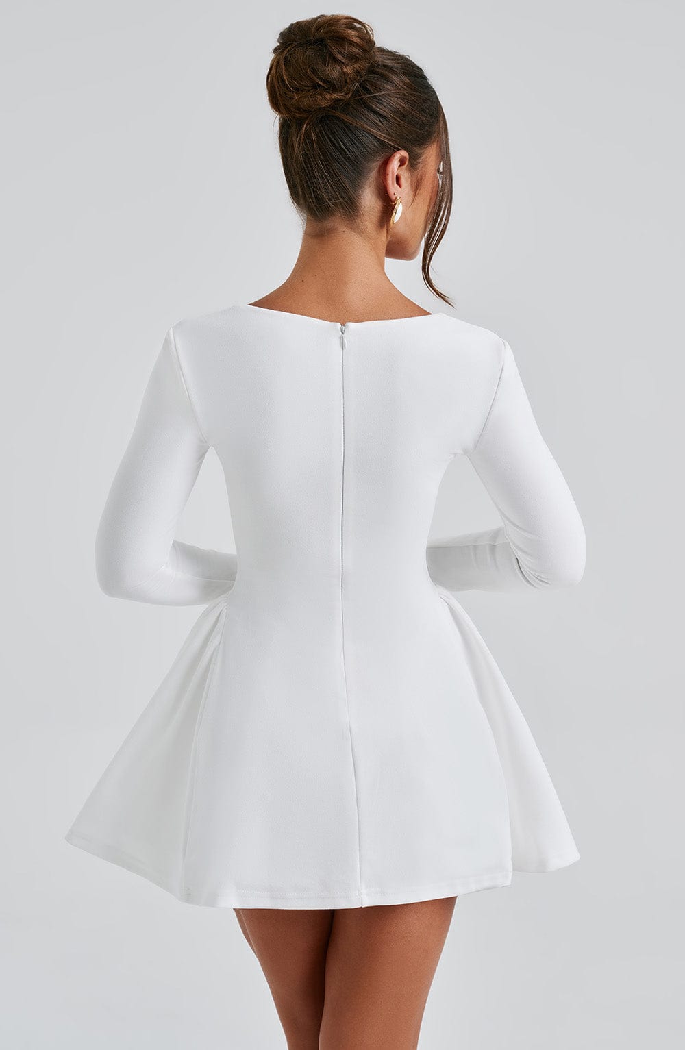 Megan Mini Dress - Ivory - Napalia