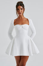 Megan Mini Dress - Ivory - Napalia
