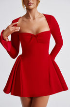 Megan Mini Dress - Red - Napalia