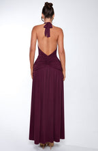 Melania Maxi Dress - Cherry Lacquer - Napalia