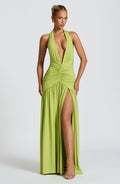 Melania Maxi Dress - Olive - Napalia