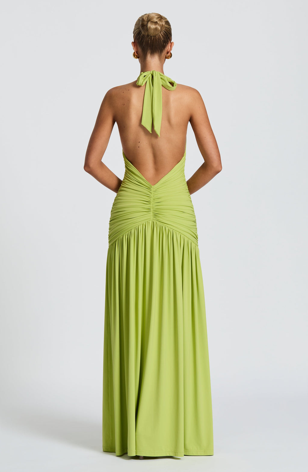 Melania Maxi Dress - Olive - Napalia