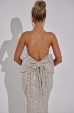 Meridith Maxi Dress - Champagne - Napalia