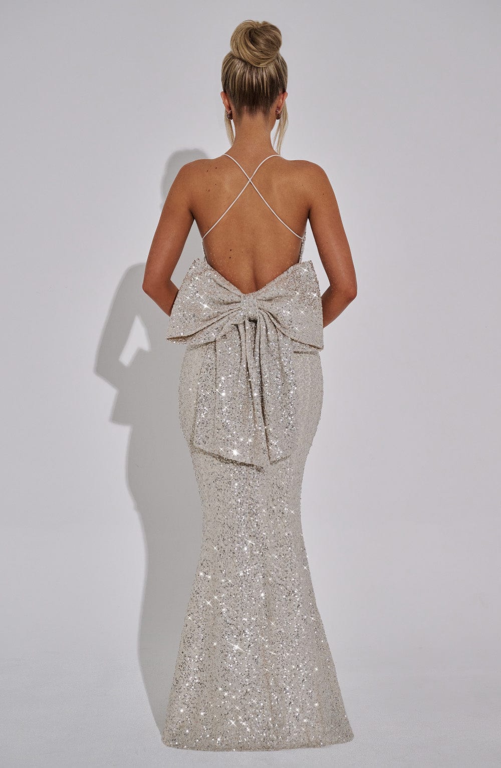 Meridith Maxi Dress - Champagne - Napalia