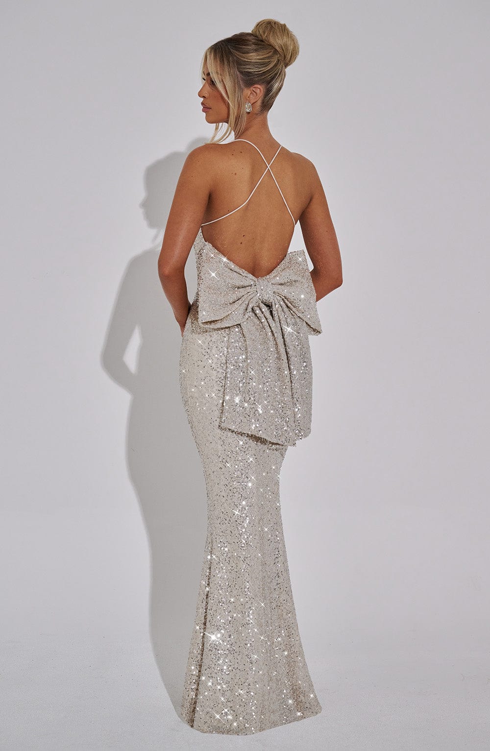 Meridith Maxi Dress - Champagne - Napalia