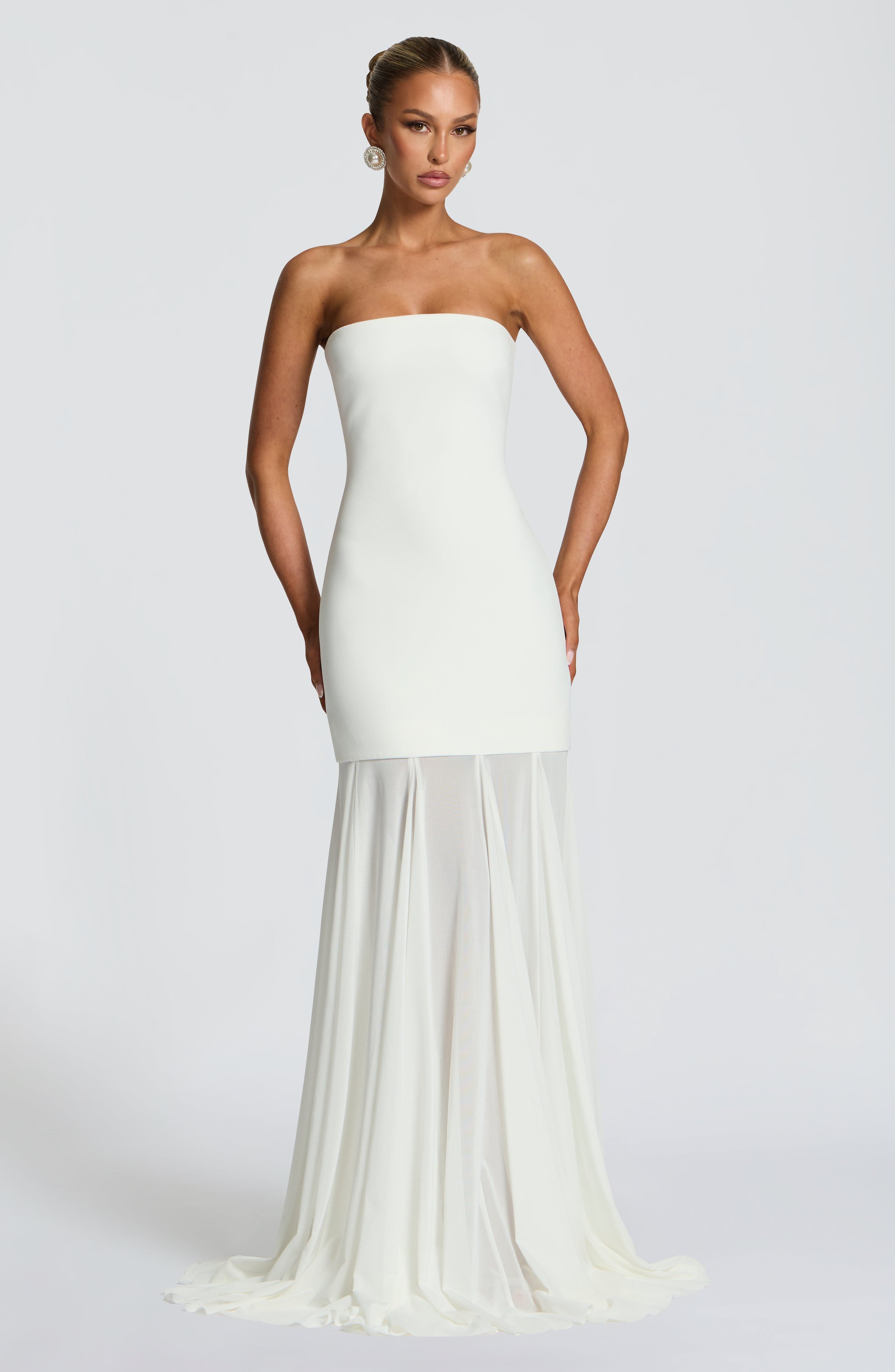 Merritt Gown - Ivory - Napalia